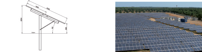 Freilandmontagesystem