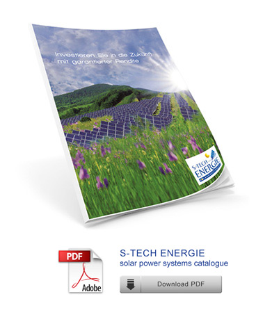 S-TECH ENERGIE Solarkraftwerke Katalog downloaden!